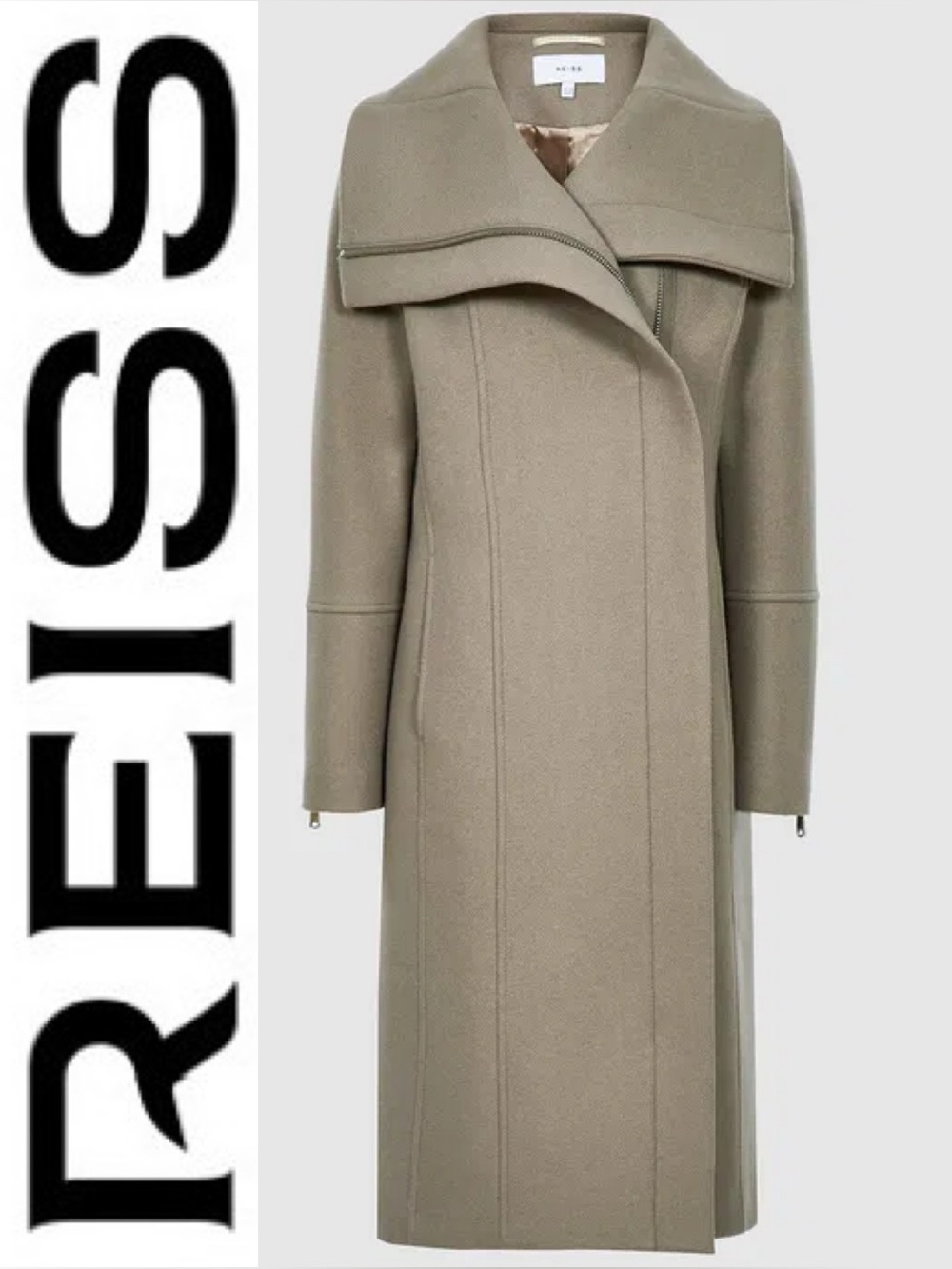 Reiss Roxi Wide Collar Coat